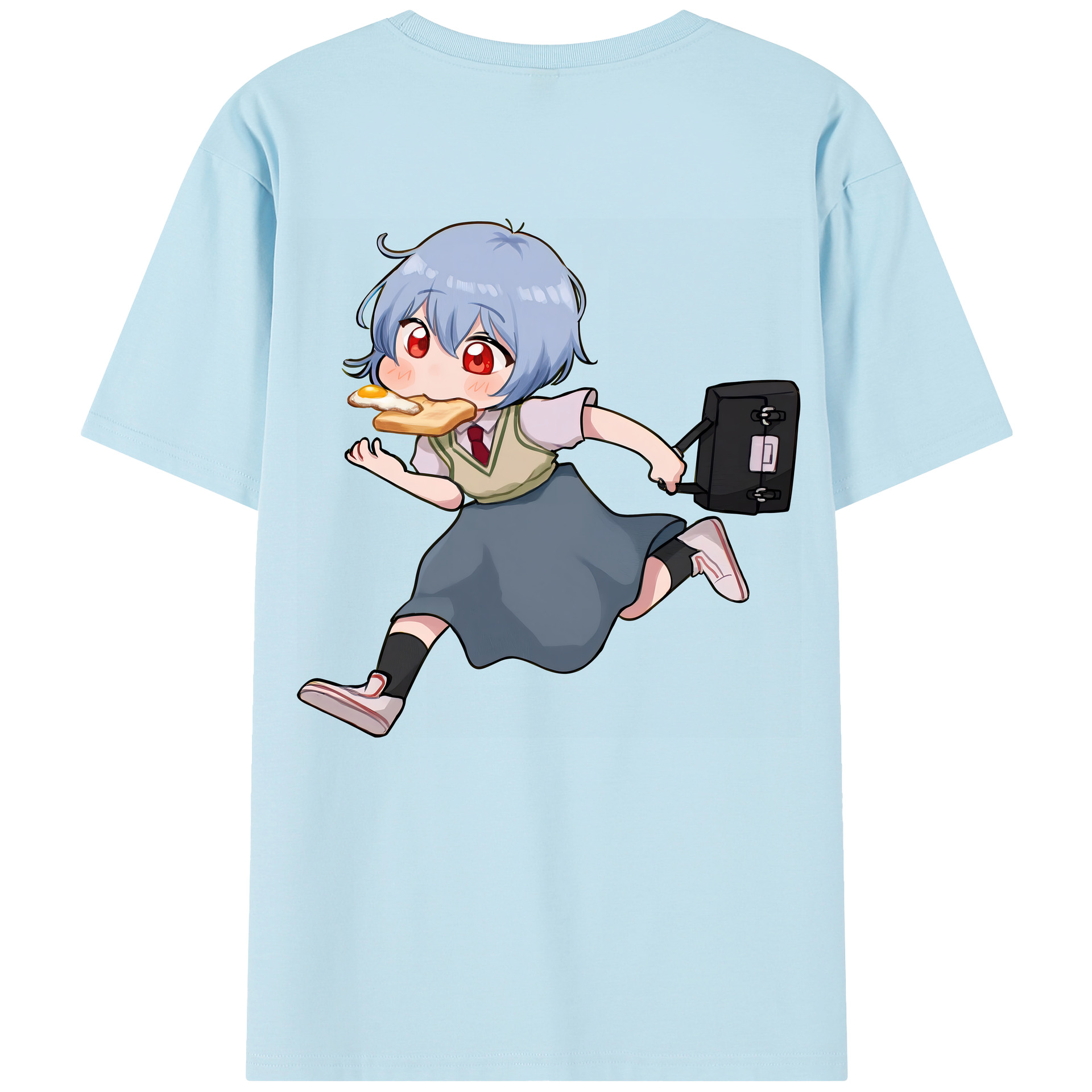 （画像用） EVA 新世紀エヴァンゲリオン 綿100％半袖Tシャツ（背面プリント）